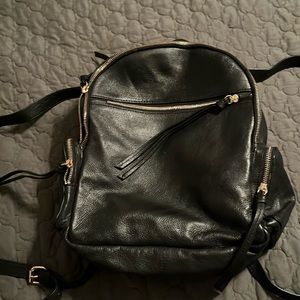 kooba leather backpack handbag